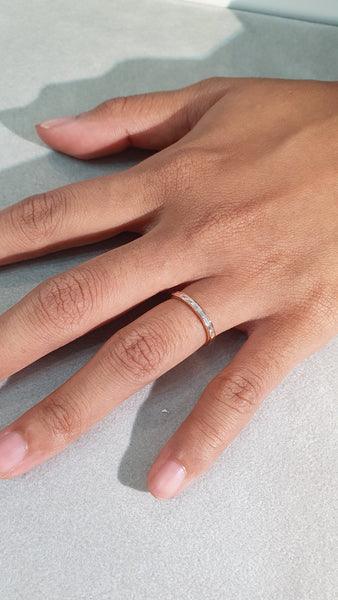 Venetian Baguette Diamond Band
