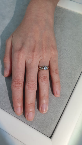 Poetic Wedding Band Set