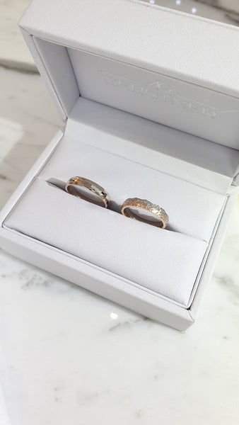 Moonlight Alps & Hazelnut Faceted Band