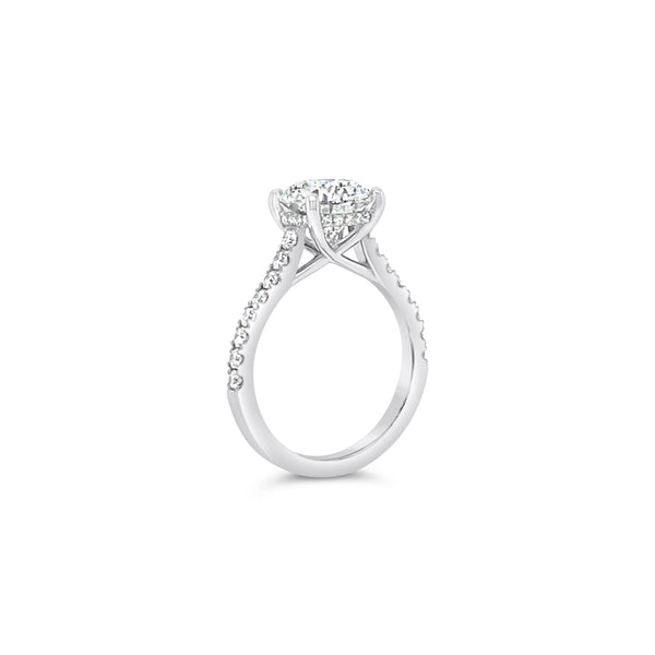 Hidden Halo 1.9ct Round Diamond