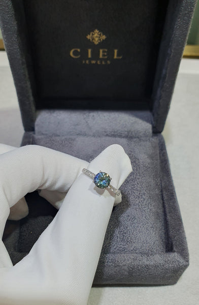 Mermaid Round Tanzanite Ring