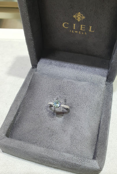 Mermaid Round Tanzanite Ring