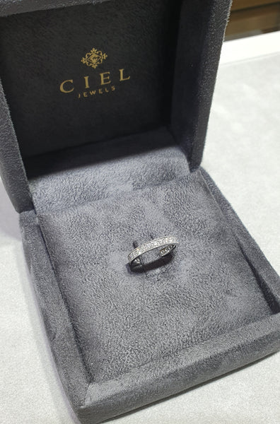 3mm Milgrain Diamond Eternity Band