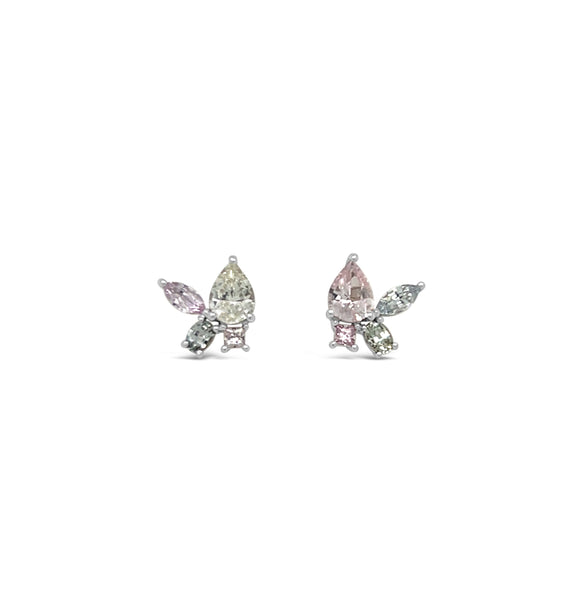Ethereal Wings Sapphire Earrings