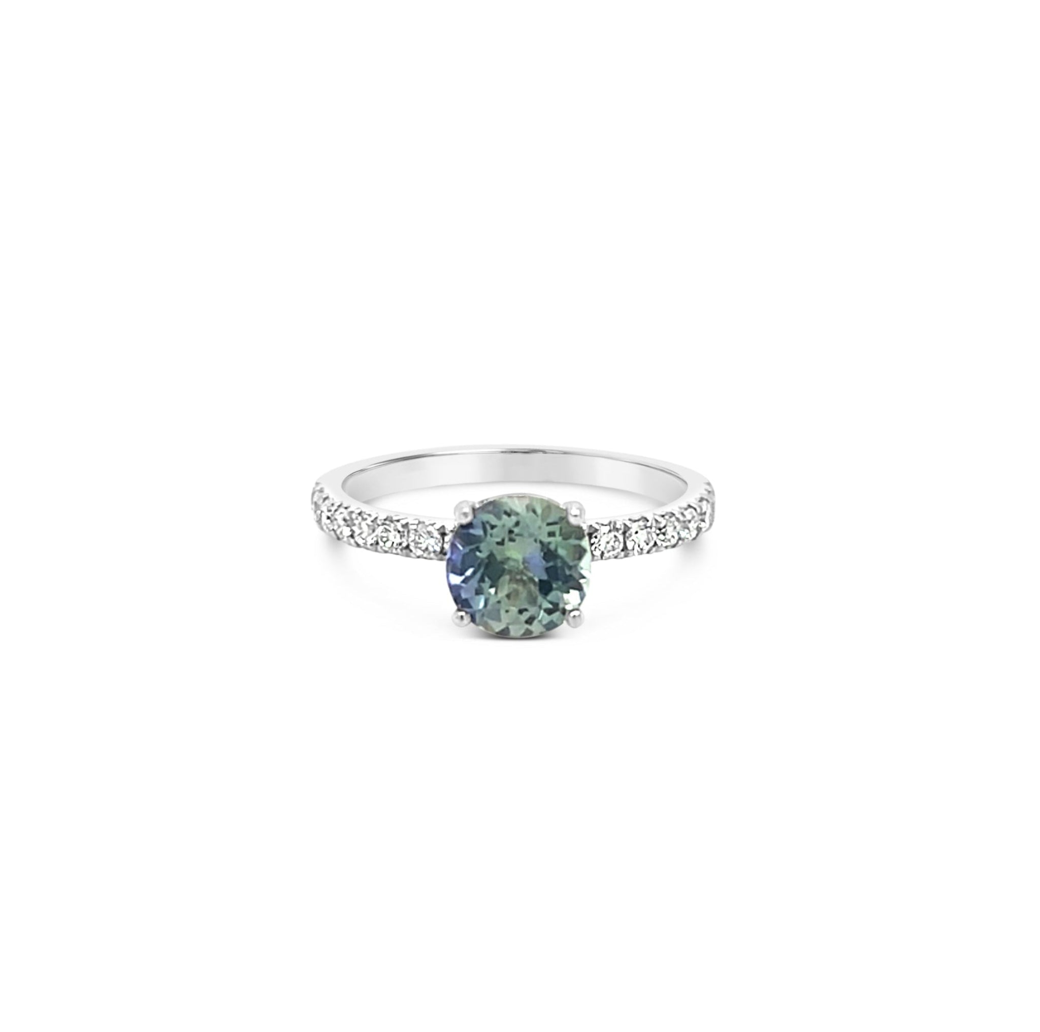 Mermaid Round Tanzanite Ring