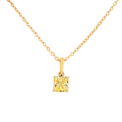 Yellow Diamond Pendant