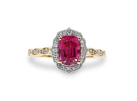 Vintage Style Jedi Spinel Ring