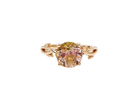 Autumn Tourmaline Floral Ring