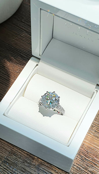 5.6carat Diamond Solitaire Ring
