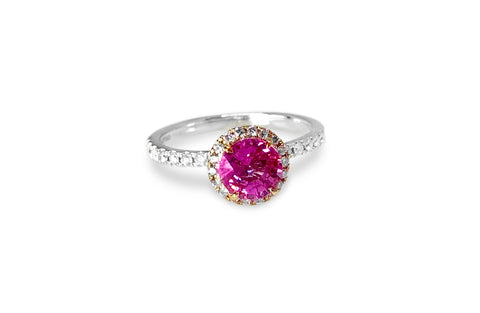 Pink Sapphire Ring