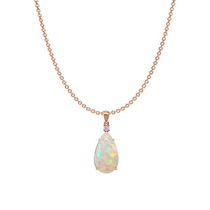 Pear Shape Opal Custom Pendant