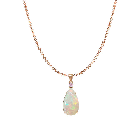 Pear Shape Opal Custom Pendant