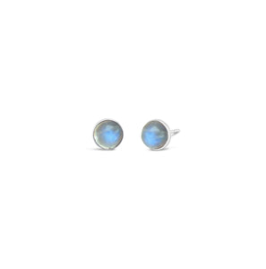 Blue Moonstone Earring Studs