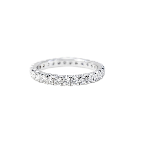 French Pave Eternity Band
